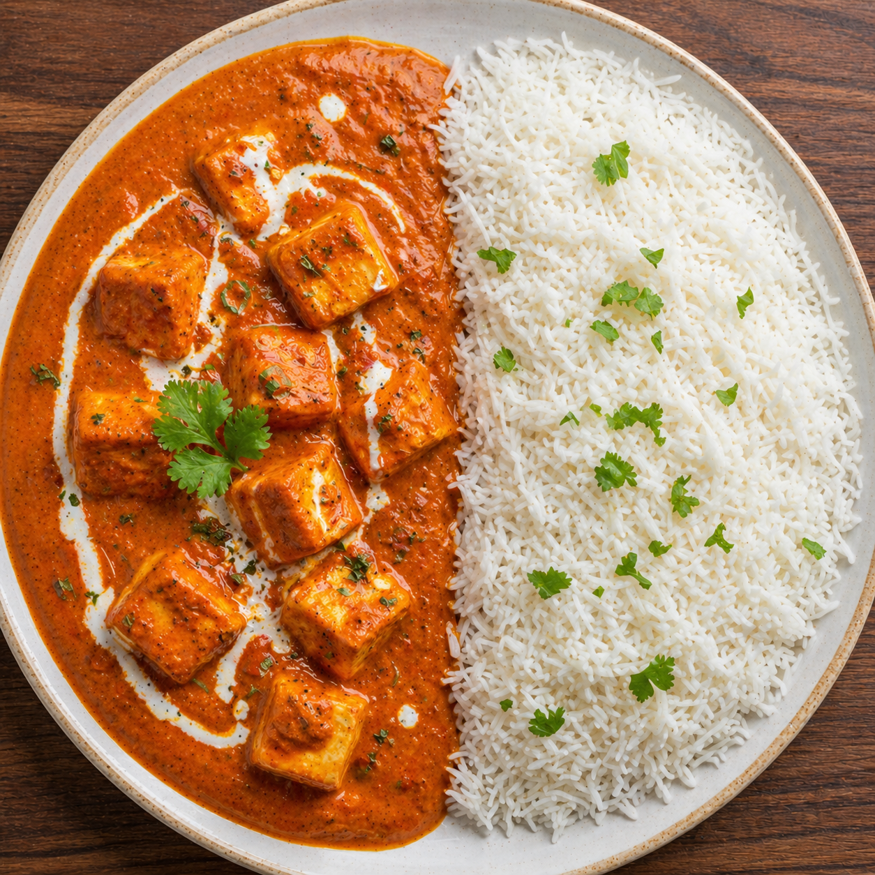 Paneer Makhani + Rice